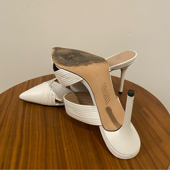 ⏱️24 HR SALE⏱️ Paige White Heels - Picture 3 of 6